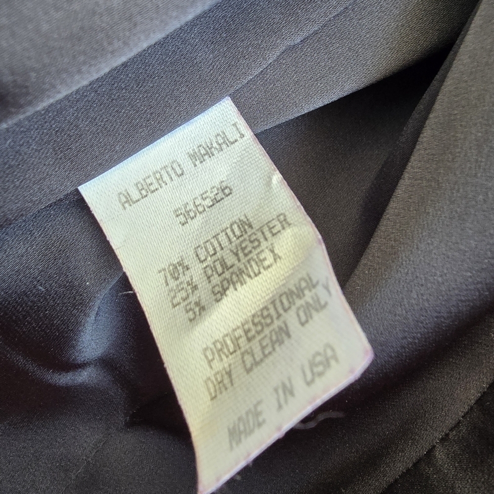 Alberto Makali Vintage Black Blazer with Studded Lapel - Picture 11 of 11